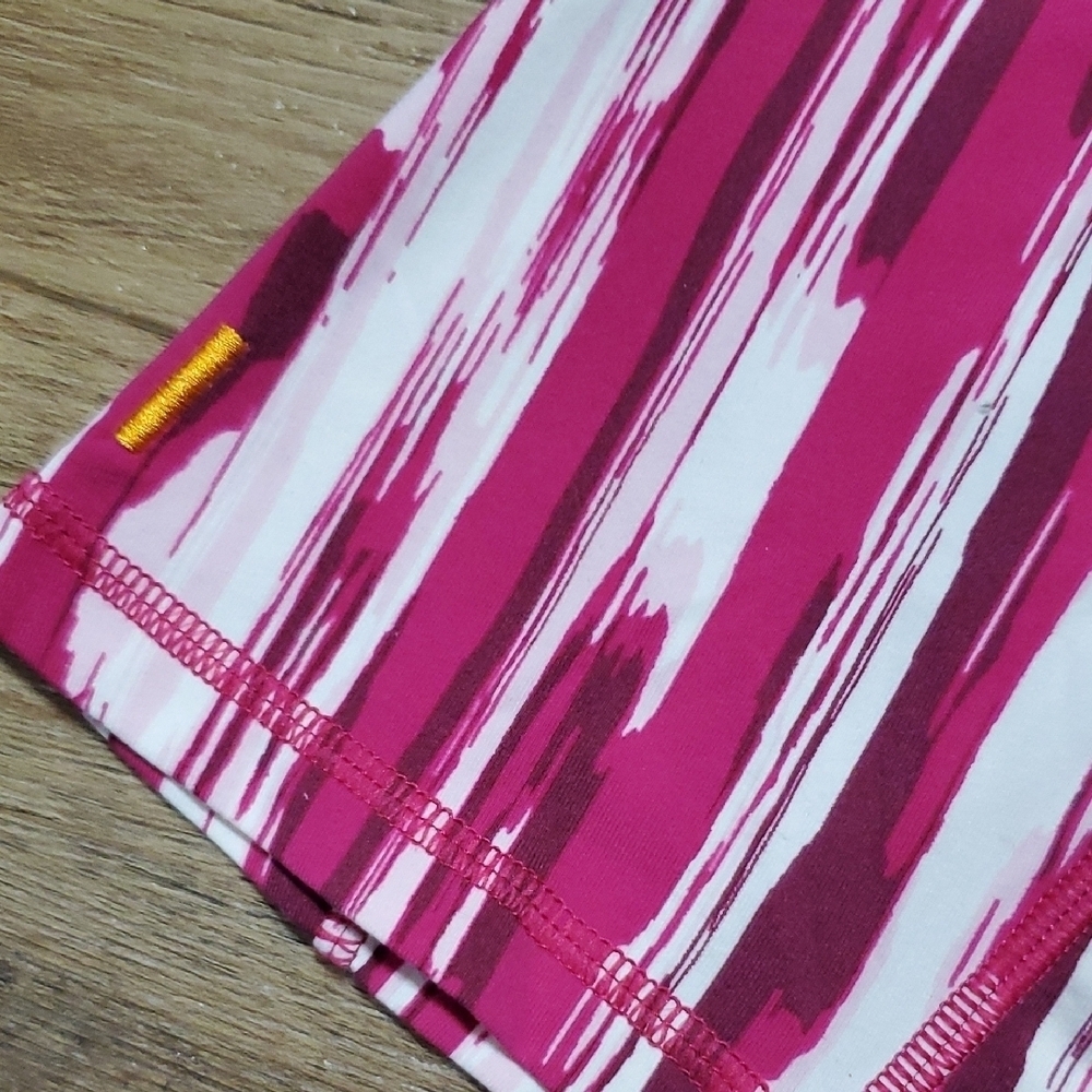 Lucy White and Pink Graphic Racerback Tank Top - Picture 4 of 9